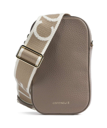 Coccinelle Tebe Torebka na telefon warm taupe