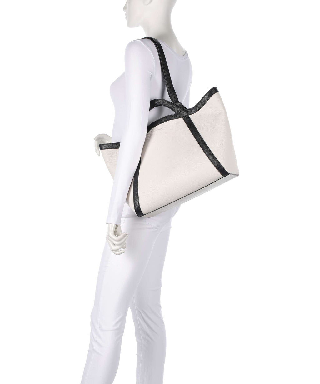 Coccinelle Amalia Tote bag blanco/noir