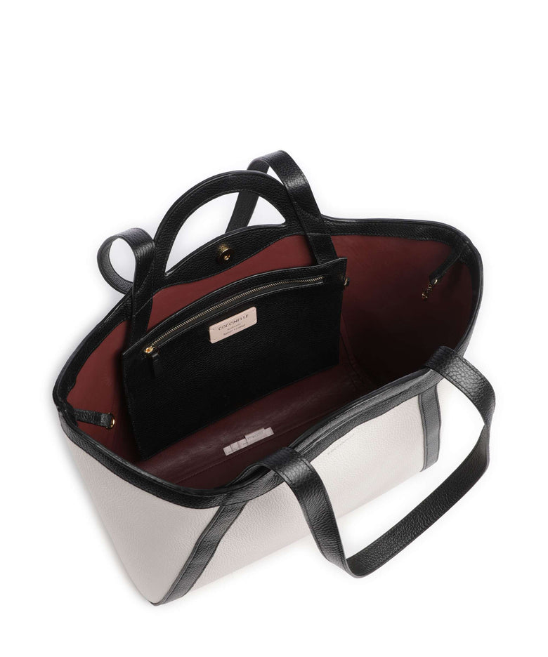 Coccinelle Amalia Tote bag blanco/noir