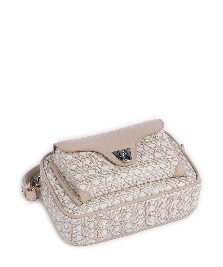 Coccinelle Beat Monogram Crossbody bag multicolour/blanco/rosette