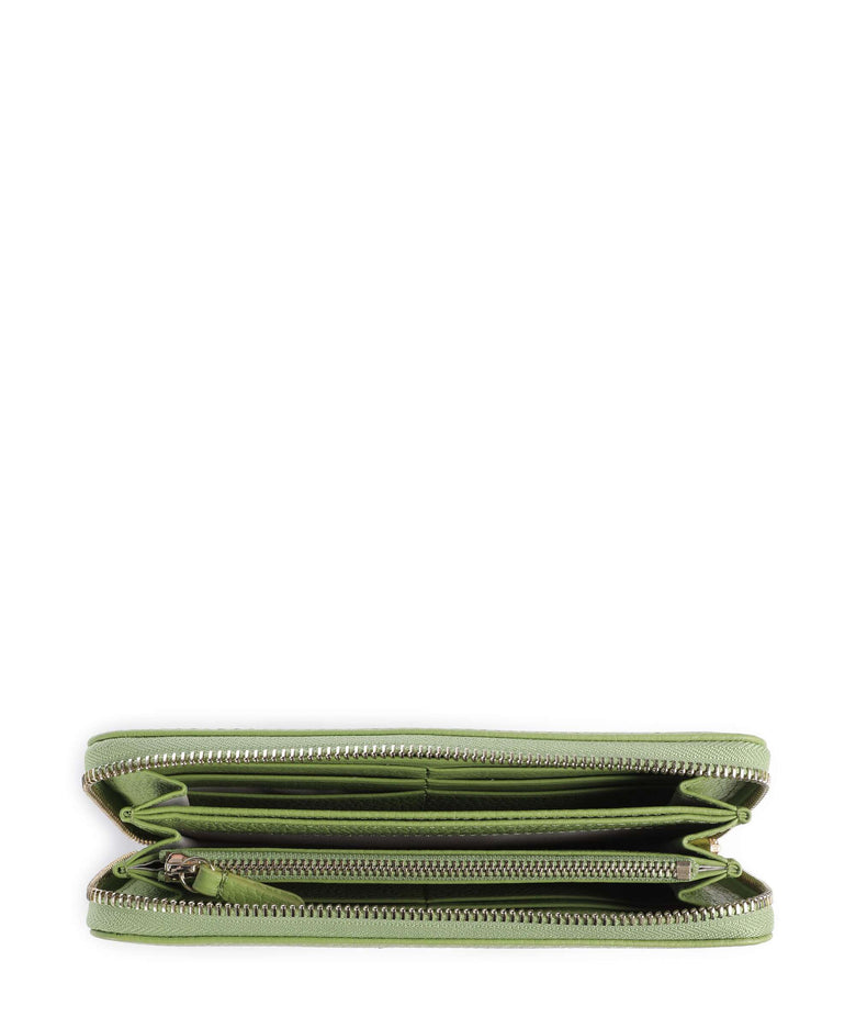 Coccinelle Metallic Soft Wallet guacamole