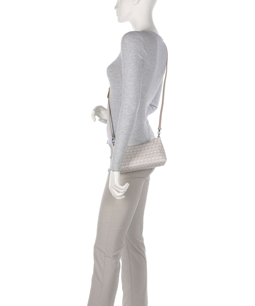 Coccinelle Aura Monogram Shoulder bag multicolour/blanco/rosette