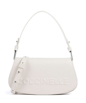 Coccinelle Myrtha Maxi Logo Torba na ramię blanco