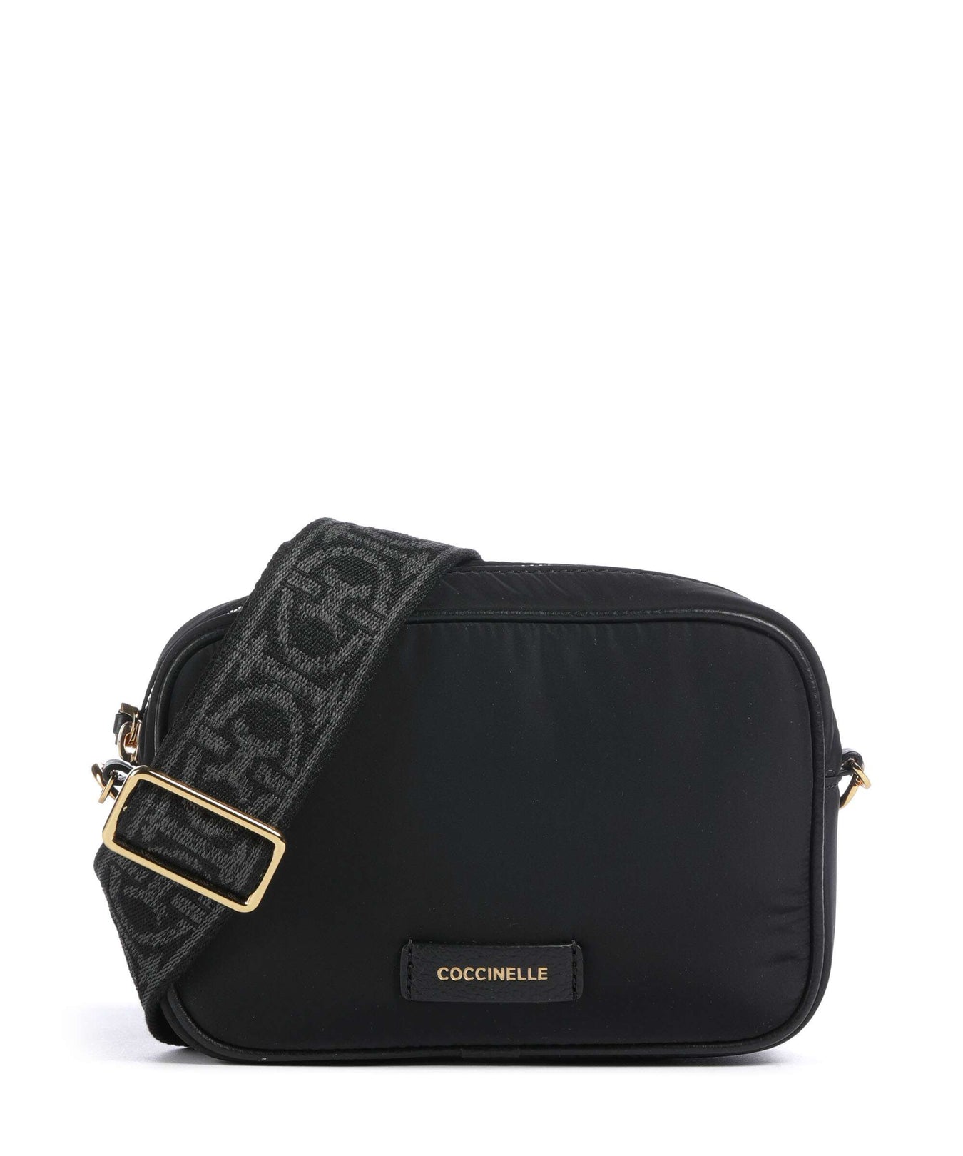Coccinelle Tebe Nylon Puffy Crossbody bag noir