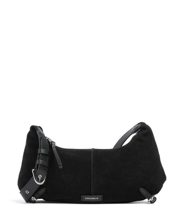 Coccinelle Abigail Suede Torba na ramię noir