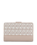 Coccinelle Metallic Monogram Wallet multicolour/blanco/rosette