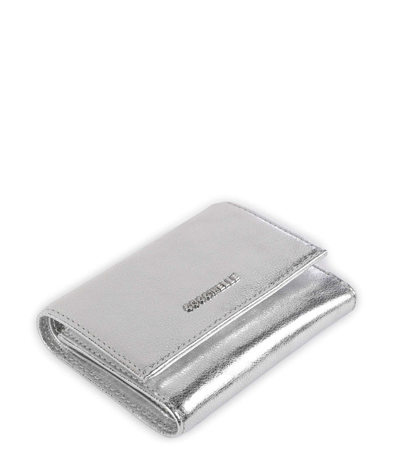 Coccinelle Metallic Smooth Metal Wallet silver