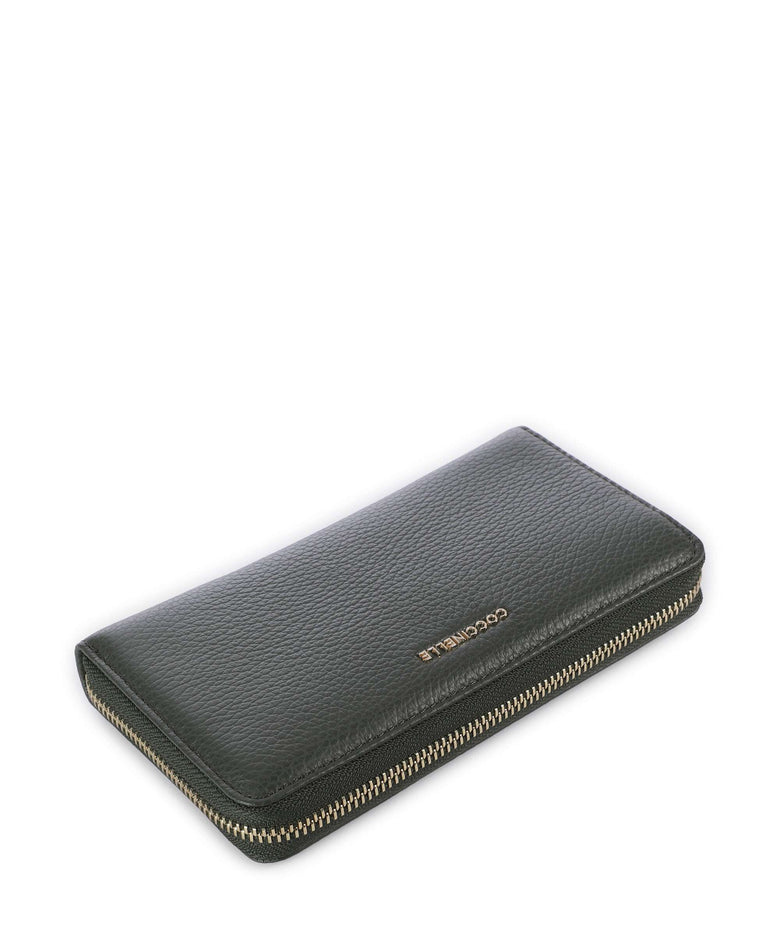 Coccinelle Metallic Soft Wallet alga