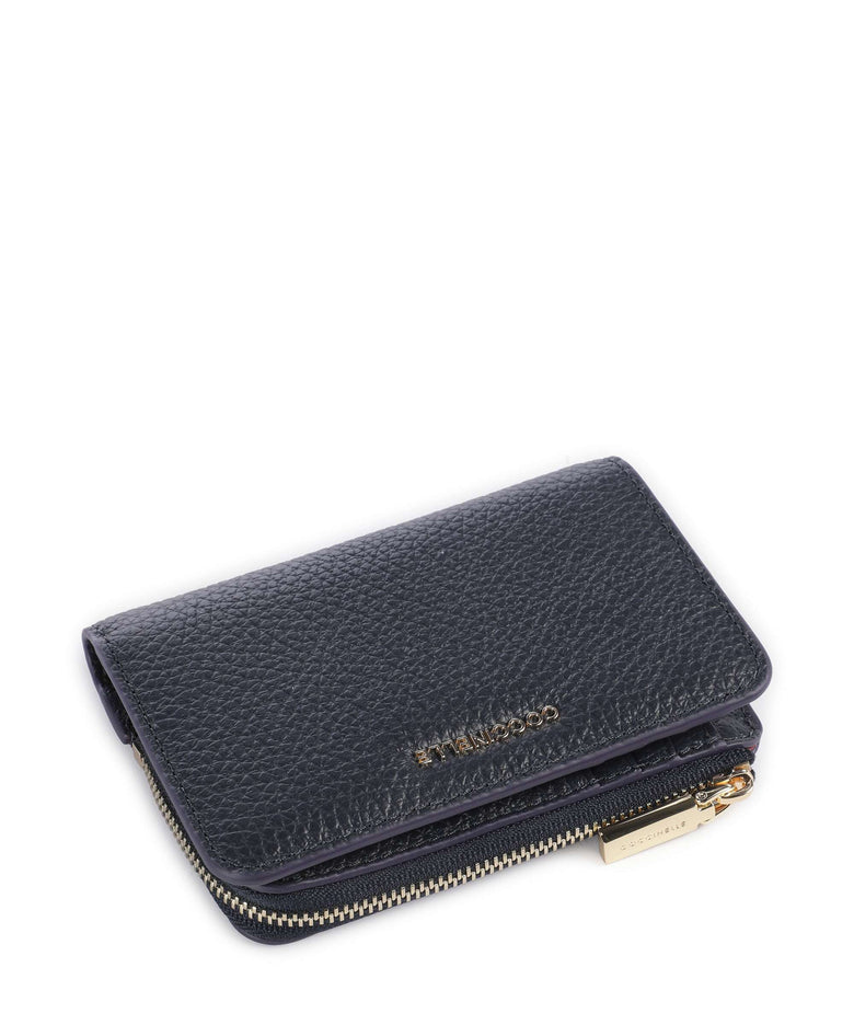 Coccinelle Metallic Soft Wallet midnight blue