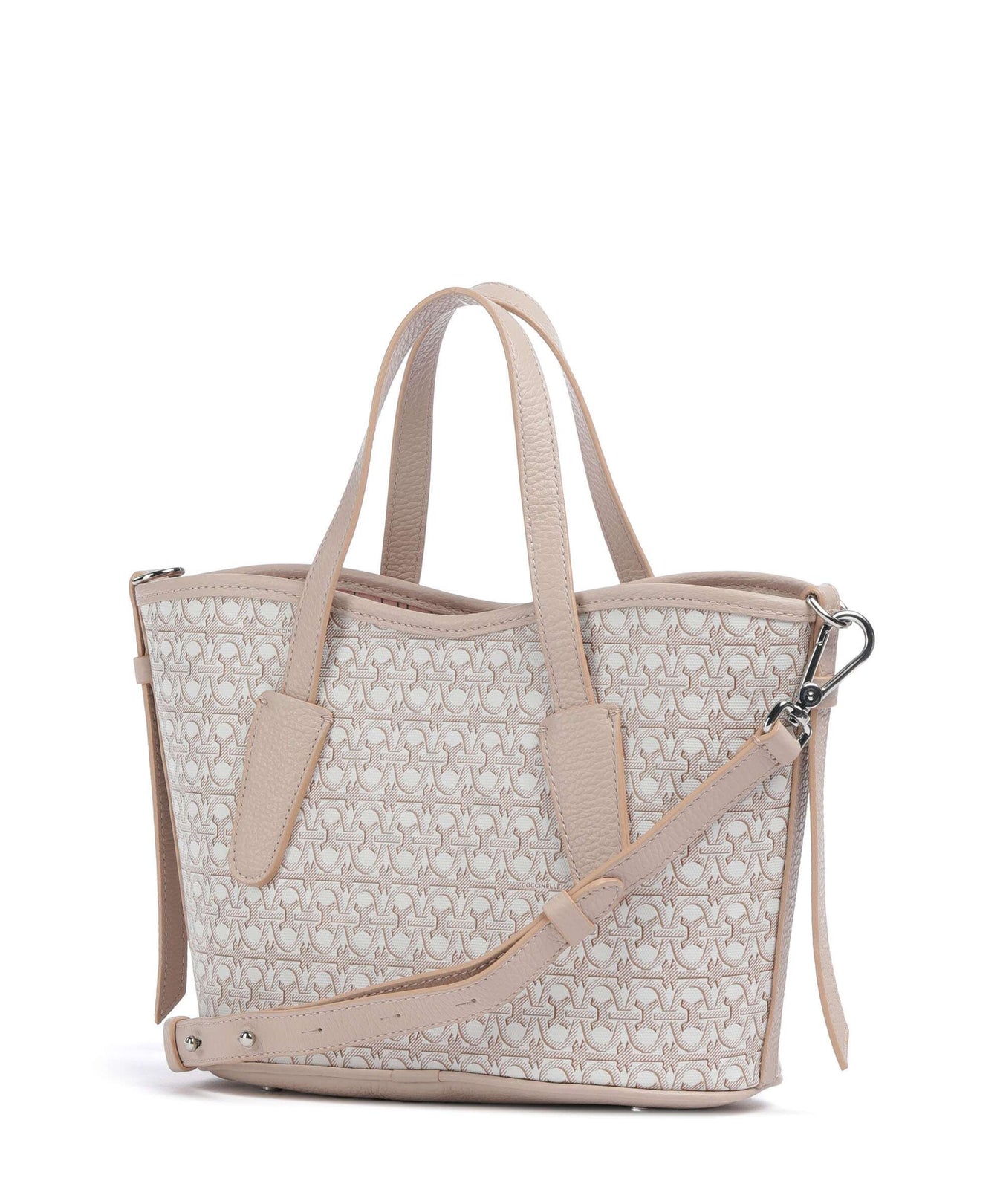 Coccinelle Never Without Bag Monogram Handbag multicolour/blanco/rosette