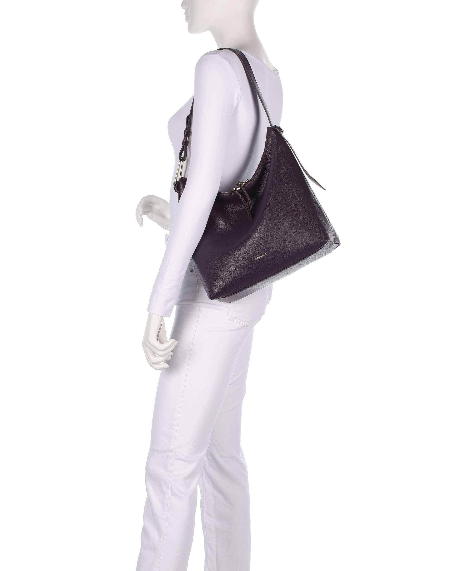 Coccinelle Malory Hobo bag prune