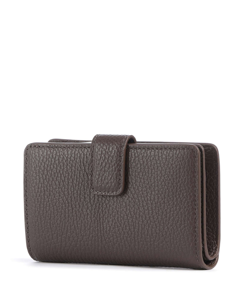 Coccinelle Metallic Soft Wallet brunette