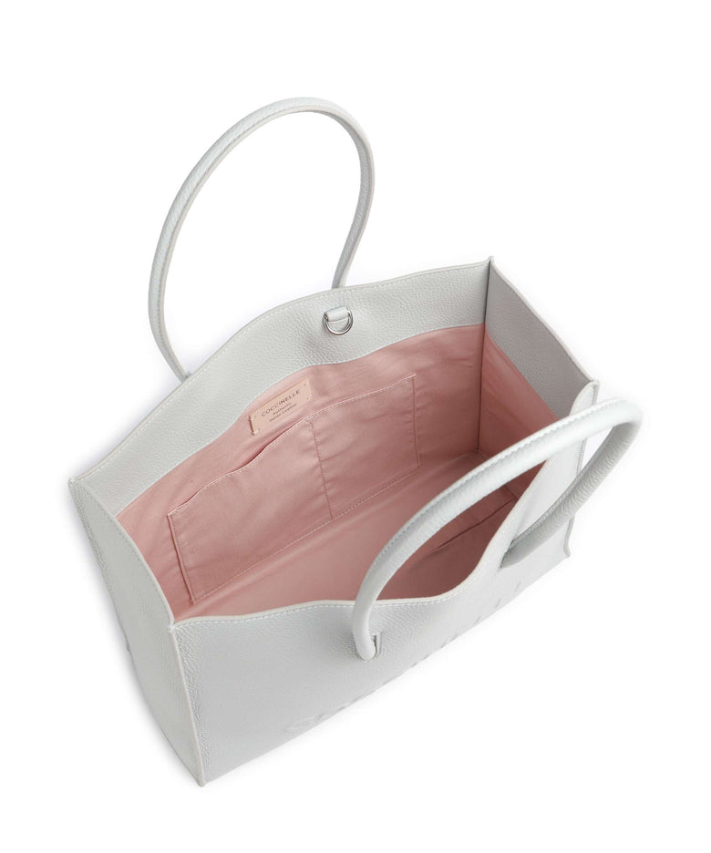 Coccinelle Myrtha Maxi Logo Tote bag snow