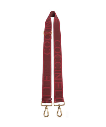 Coccinelle Nastro Signature Pasek do torebki ribes