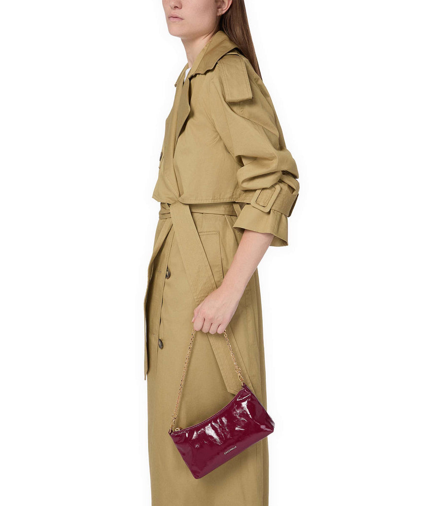 Coccinelle Aura Shiny Shoulder bag ribes