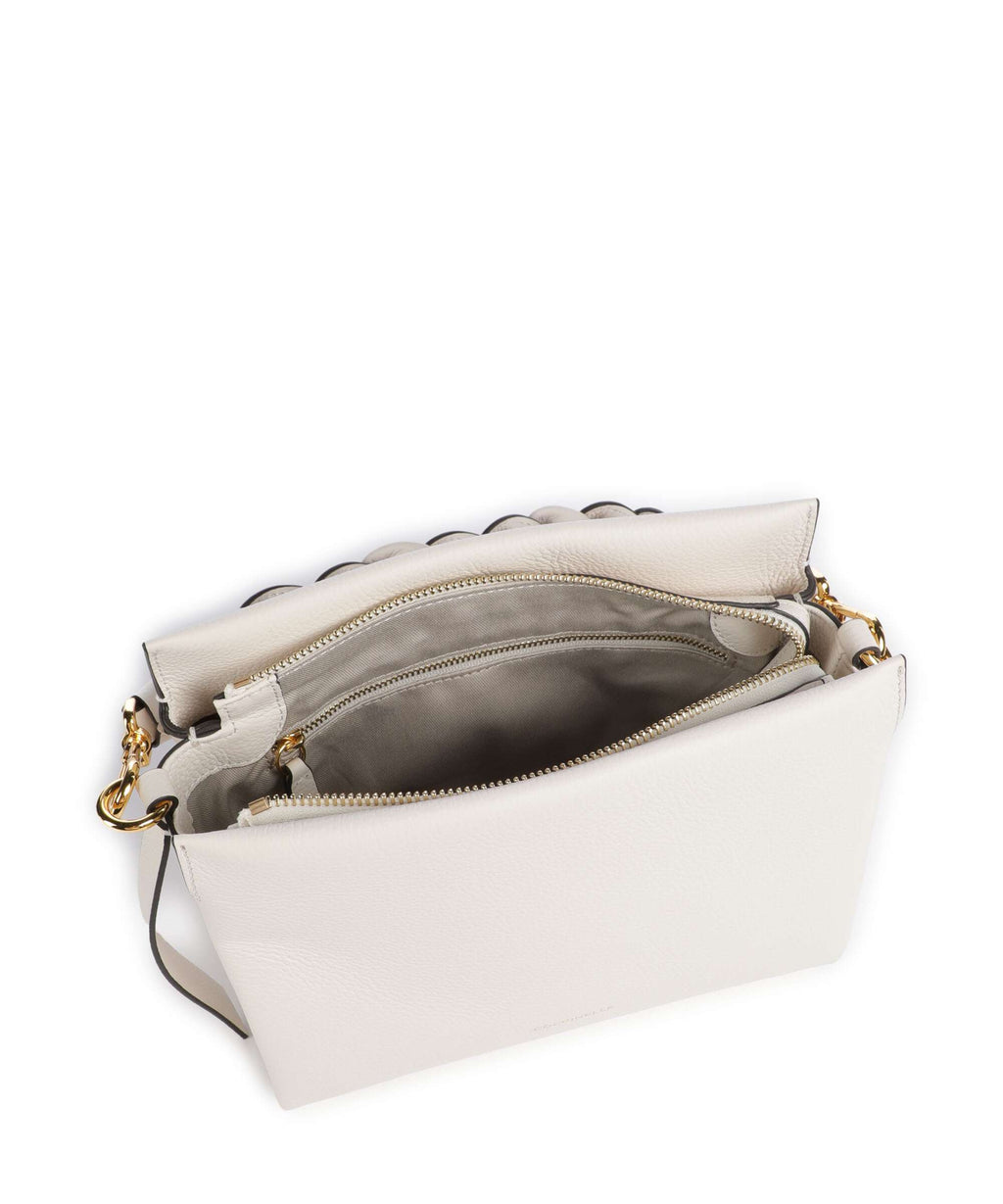 Coccinelle Boheme Grana Double Handbag blanco/skin