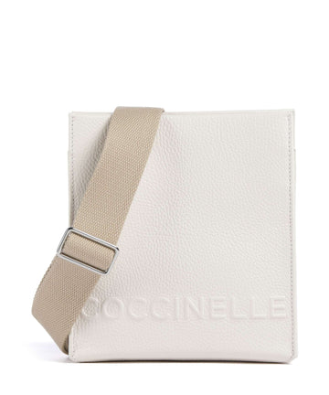 Coccinelle Myrtha Maxi Logo Torba przez ramię blanco