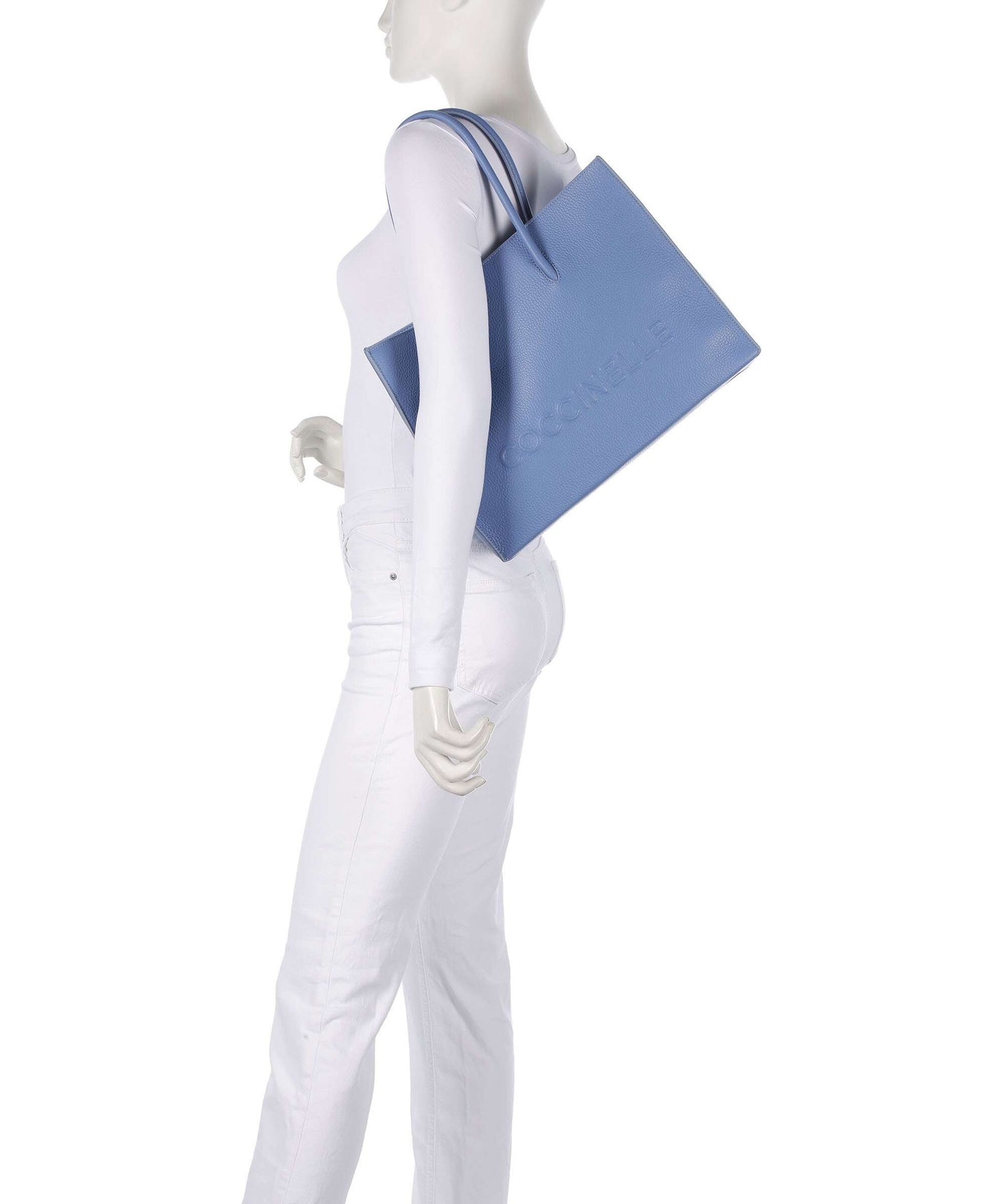 Coccinelle Myrtha Maxi Logo Tote bag azul