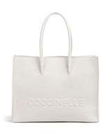 Coccinelle Myrtha Maxi Logo Torba na zakupy blanco