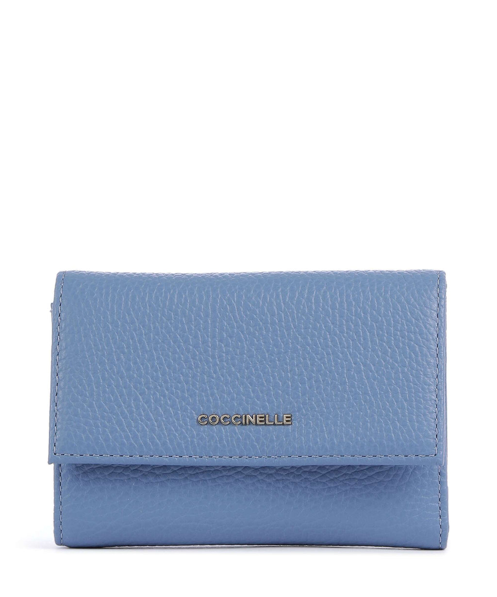 Coccinelle Metallic Soft RFID Wallet azul