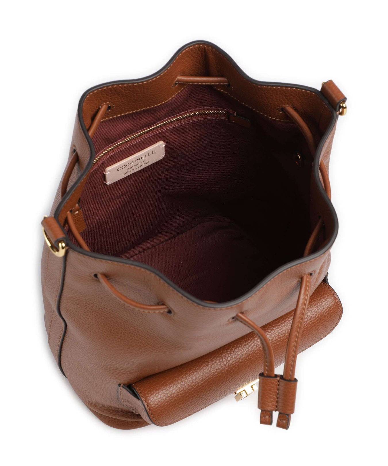 Coccinelle Beat Generation Bucket bag cognac