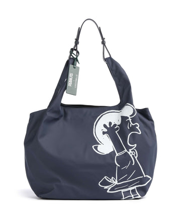 Coccinelle Coccinelle x Peanuts Torebka worek midnight blue