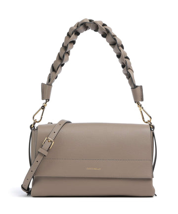 Coccinelle Boheme Grana Double Torba na ramię warm taupe/rosette