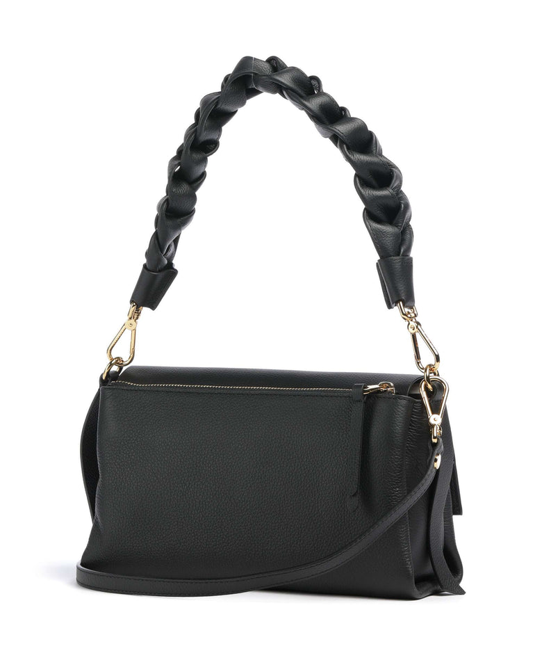 Coccinelle Boheme Grana Double Shoulder bag noir/cognac