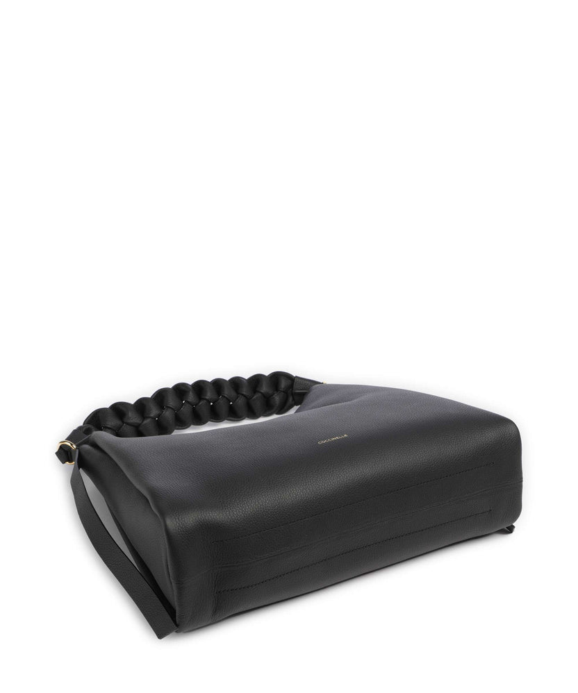 Coccinelle Boheme Grana Double Hobo bag noir/cognac