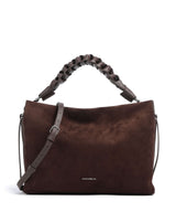 Coccinelle Boheme Suede Torebka worek brunette