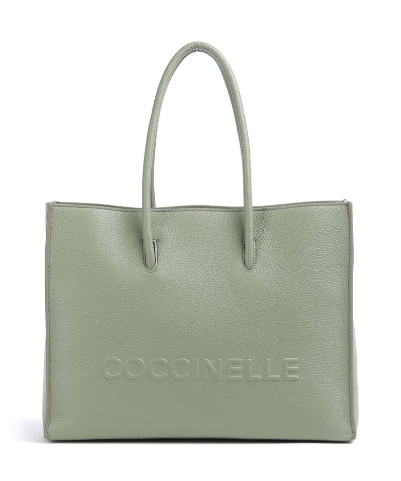 Coccinelle Myrtha Maxi Logo Tote bag greenery