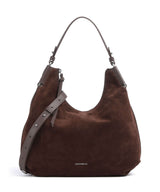 Coccinelle Rebekka Suede Torebka worek brunette