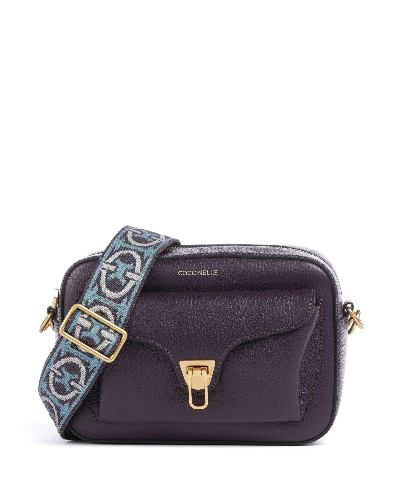 Coccinelle Beat Soft Ribbon Crossbody bag prune