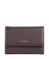 Coccinelle Metallic Soft Wallet brunette