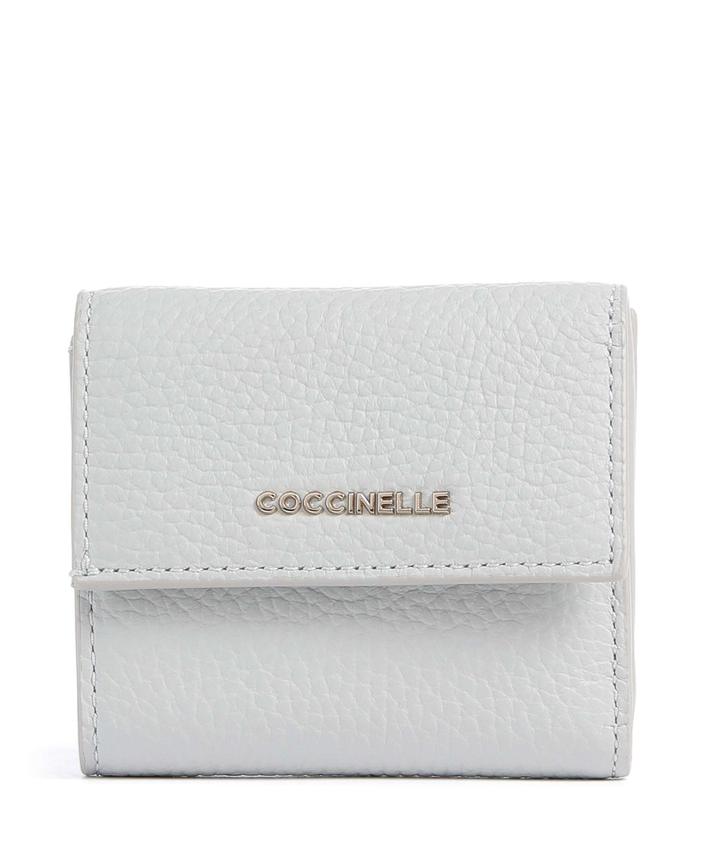 Coccinelle Metallic Soft RFID Wallet snow