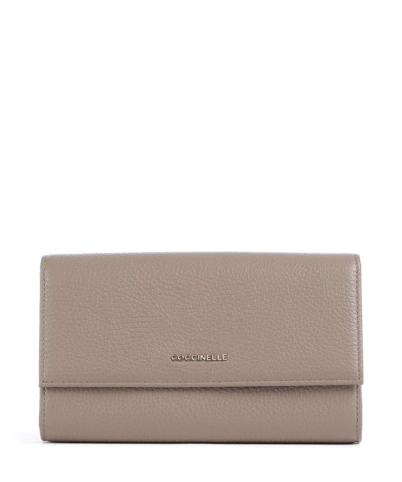 Coccinelle Metallic Soft Wallet warm taupe