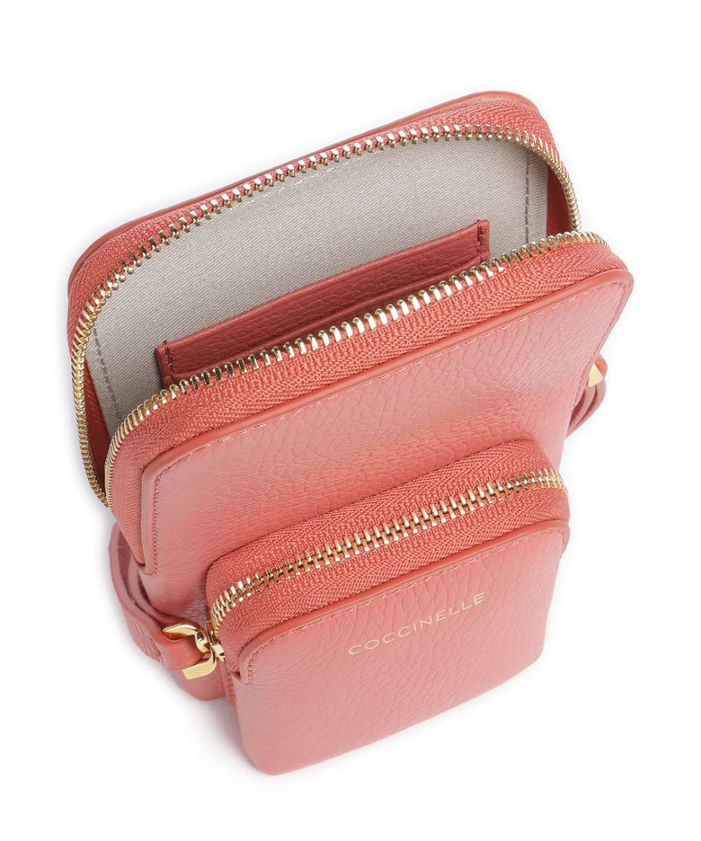 Coccinelle Pixie Phone bag pink clay