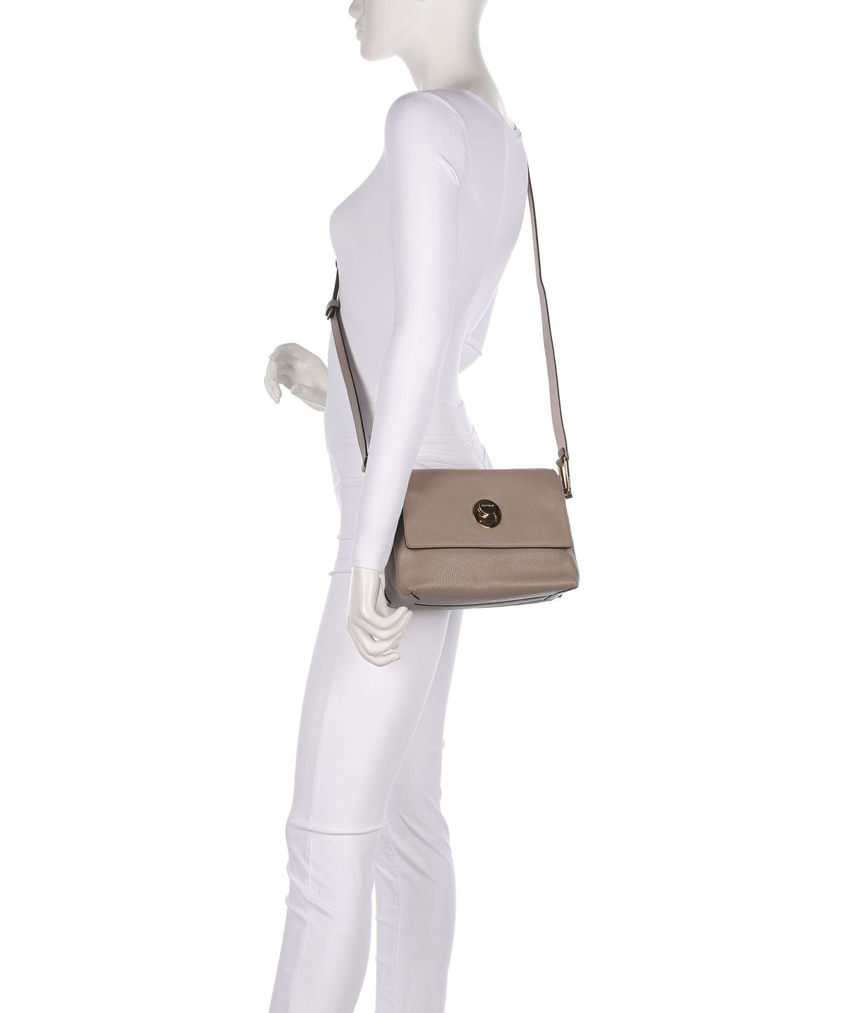 Coccinelle Liya Crossbody bag warm taupe/rosette