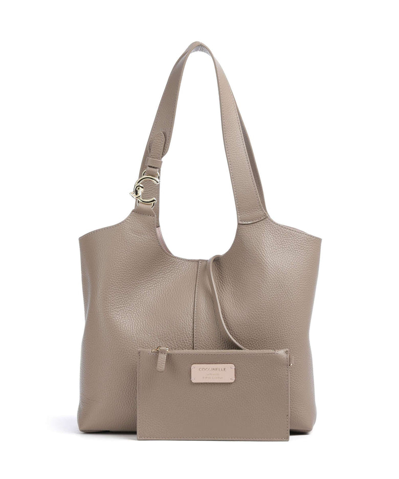 Coccinelle C-Easy Hobo bag warm taupe
