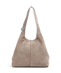 Coccinelle C-Easy Suede Hobo bag warm taupe