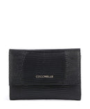 Coccinelle Metallic Lizard RFID Portfel noir