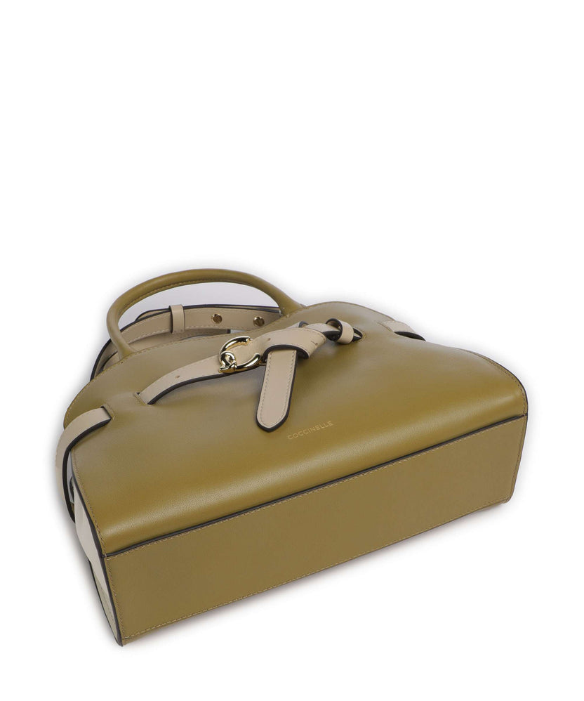 Coccinelle Sabine New Tricolor Handbag seagrass/pearl/sandshell