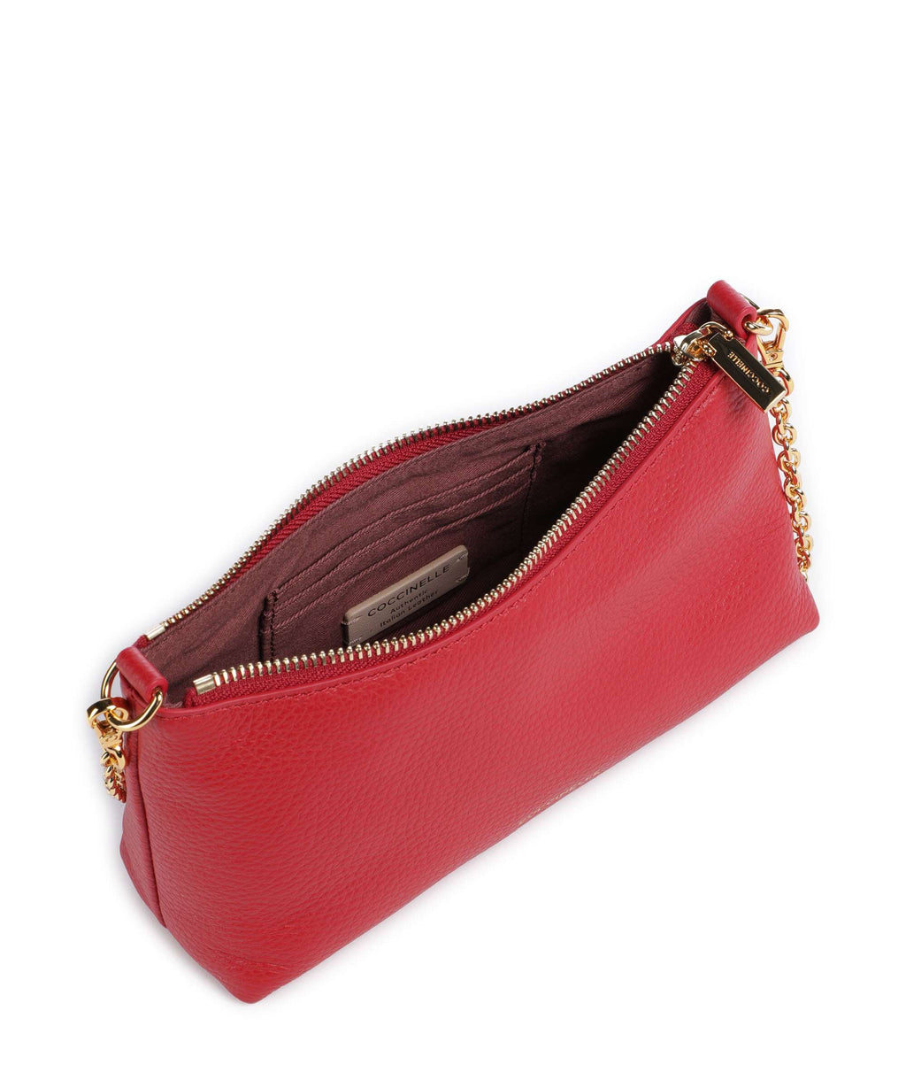 Coccinelle Aura Shoulder bag scarlet