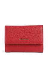 Coccinelle Metallic Soft RFID Portfel scarlet