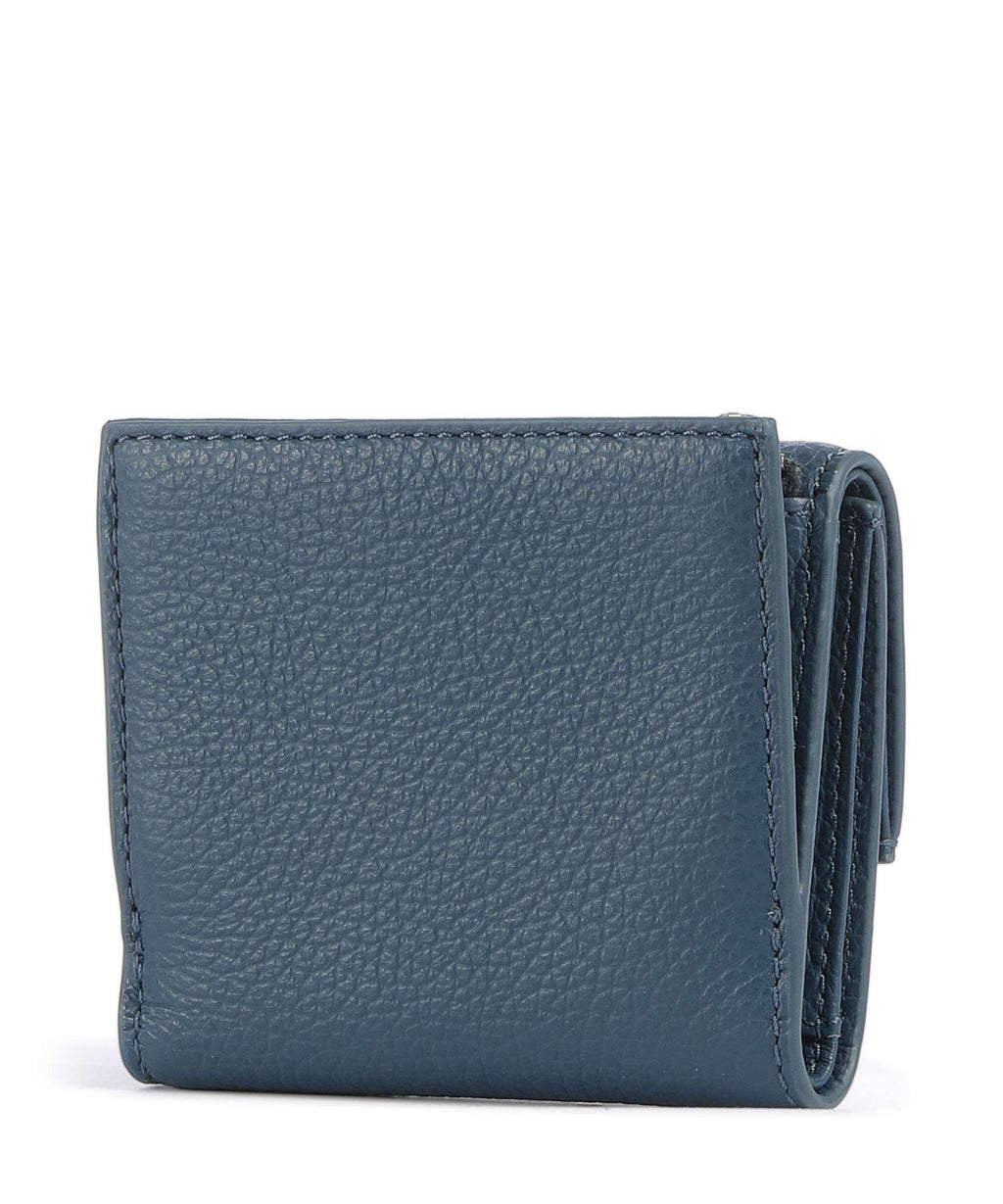 Coccinelle Metallic Soft RFID Wallet deep blue