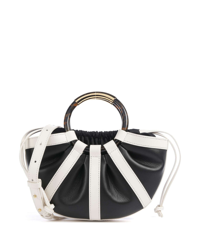 Coccinelle Shell Handbag pearl/noir