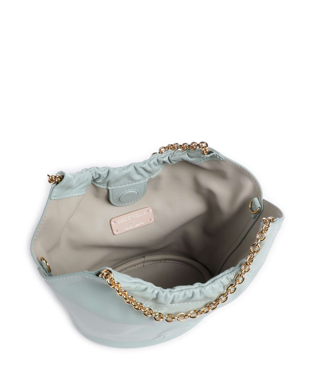 Coccinelle Smash Bucket bag aquamarine