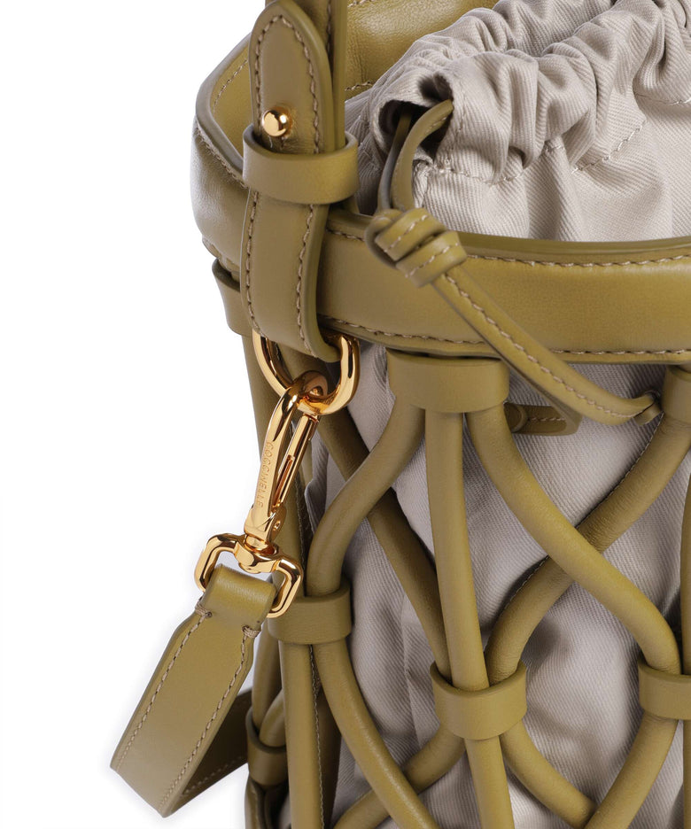 Coccinelle Koi Bucket bag seagrass