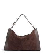 Coccinelle Elinor Suede Torebka worek brunette