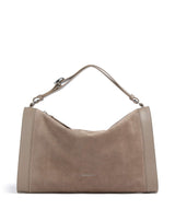 Coccinelle Elinor Suede Torebka worek warm taupe